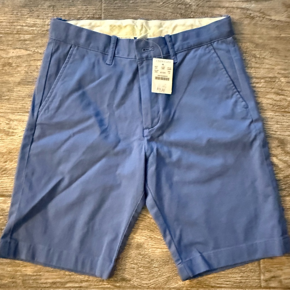 Crewcuts Light Blue Flat Front Shorts